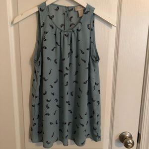 LOFT Feather Print Tank